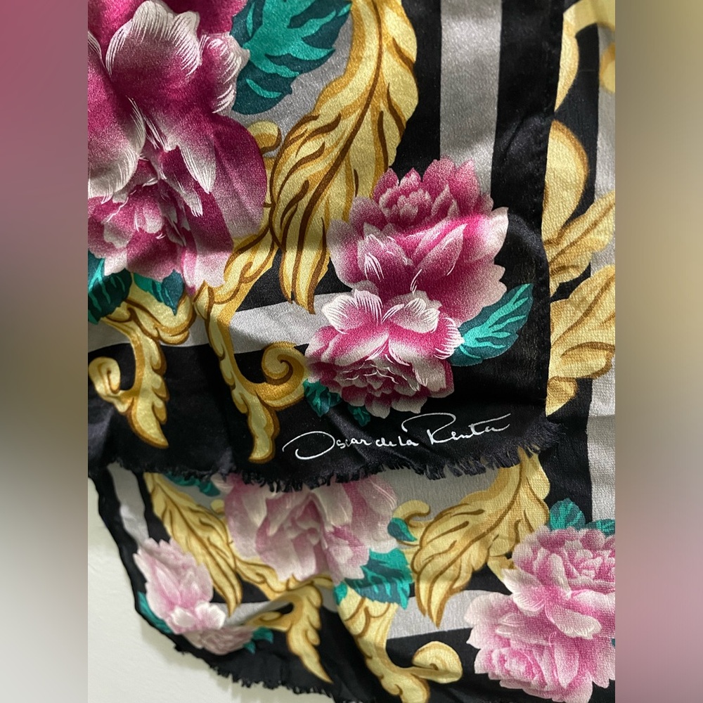 Silk Scarf from Oscar de la Renta